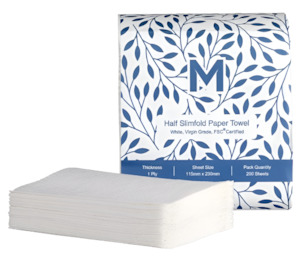 1 2 Towels: Matthews Half Slimfold - 200sht Ctn/40
