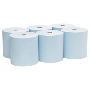 Scott Hard Roll Towel Blue - 305m 6/Ctn