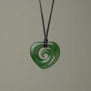 Heart Koru Medium Pendant