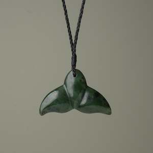 Whales Tail: Whale's Tail Pounamu Large Pendant