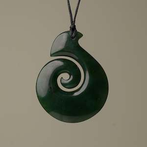 All: Koru Hei Matau Medium Pendant