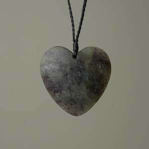 Aroha Love: Pounamu Heart Large Matte