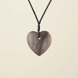 Manawa Heart Aroha Stone Medium Pendant