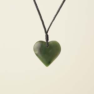 Manawa Heart Kawakawa Pounamu Small Pendant
