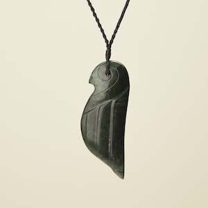 Manu Bird Large Pounamu Pendant