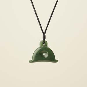 Shepherds Whistle Greenstone, Black Binding