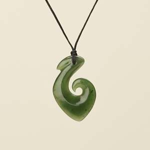 Best Sellers: Hei Matau Pendant Kawakawa Small