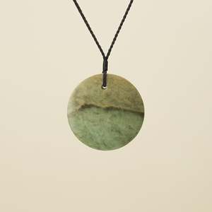 Engravable: Porowhita Raukaraka Pounamu Large, Black Binding