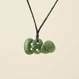 Protection: Hei Tiki Kawakawa Small Pendant