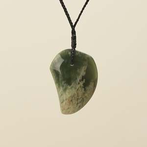 Niho Flower Putiputi Pounamu Medium Pendant
