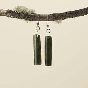 Accessories: Drop Pounamu Extra Small Earrings 35mm