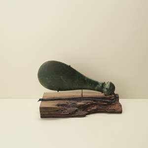 Mere Kawakawa Greenstone Large Sculpture