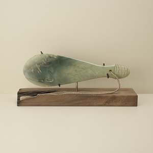 Ornaments: Inanga Pounamu Mere Sculpture