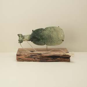 Kotiate Flower Pounamu Taniwha Sculpture