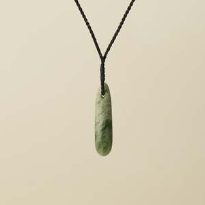 Pendants: Roimata Small Medium Flower Pendant, Black Binding