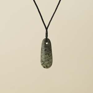 Pendants: Roimata Small Medium Kōkopu Pendant, Black Binding