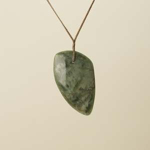 Protection: Flower Pounamu Niho Large Pendant