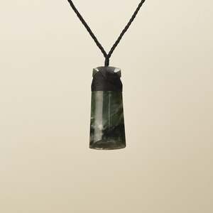 Toki Adze: Large Raukaraka Pounamu Toki Pendant