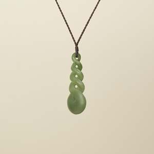 Pikorua Kahurangi Pounamu Large Pendant