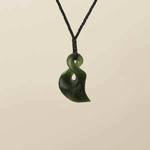 Connection: Kawakawa Pikoura Single Pounamu Pendant