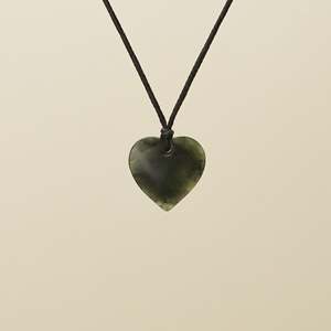 New Arrivals: Manawa Heart Extra Small Pounamu Pendant