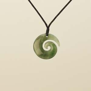 Koru Extra Small Greenstone Pendant
