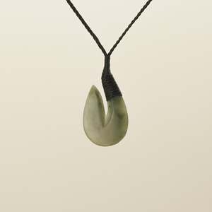 Hei Matau Inanga Small Pounamu Pendant