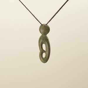 Manaia Matau Large Pounamu Pendant