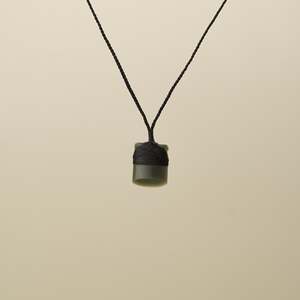 Inanga XS Toki Pounamu Pendant, Black Binding