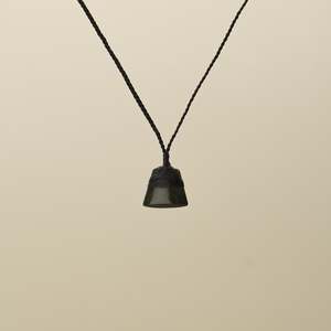 Kawakawa XS Toki Pounamu Pendant, Black Binding