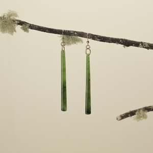 Earrings: Kahurangi Pounamu Drop Earrings