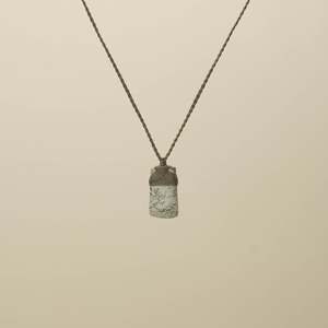 Strength: Kōkopu XS Toki Pounamu Pendant, Khaki Binding