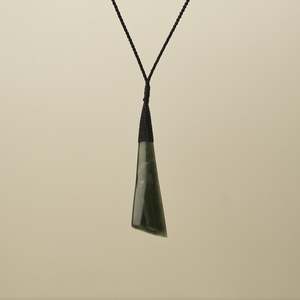 Tangiwai Toki Large Pounamu Pendant