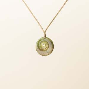 Flower Medium Koru Pounamu Pendant
