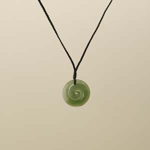 Koru Pendants: Inanga Small/Medium Koru Pounamu Pendant