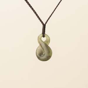 Pendants: Medium Single Pikorua Pounamu Pendant