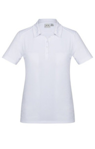 Ladies Aero Polo - White