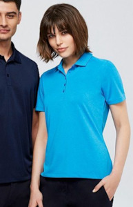 Ladies Aero Polo - Solid Black