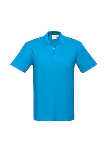 Bizcare Collection: Crew Men's Polo Shirt - Spring Blue
