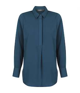Long Sleeve Soft Quinn Top - Ocean