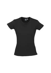 Biz Collection Everyday Apparel By Fashion Biz Arrow Uniforms: Ladies Ice T-Shirt - Black