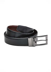 Belts: Mens Leather Reversible Belt