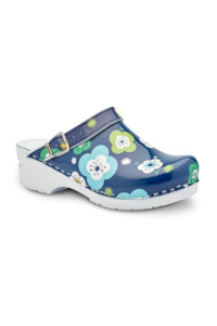 Toffeln Footwear: FlexiKlog w/ Heel Strap (Printed)