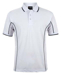 All: Men's Poly Piping Polo SSL