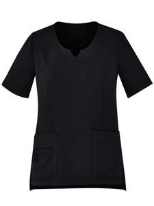 Bizcare: Womens Avery Tailored Fit Round Neck Scrub Top