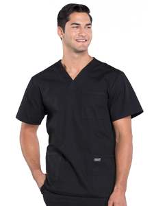 Cherokee: WW Professionals Men's Scrub V-Neck Top