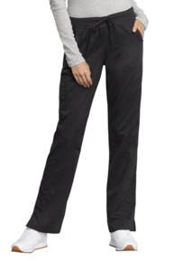 Mid Rise Straight Leg Drawstring Pant