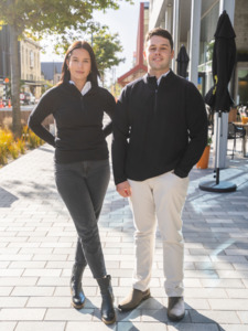Sustainable Styles: Men's 1/2 Zip Merino