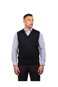 Merino Collection: Merino Blend V Neck Vest