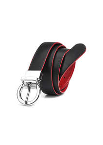 Belts: Ladies Leather Reversible Belt